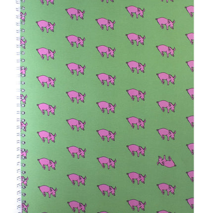 A3 Posh Patterned Cappuccino Pig -  Brown 180 gsm Cartridge Paper 30 leaves Portrait