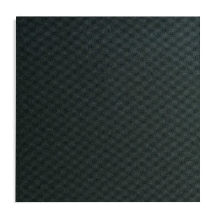 11 x 11 Square Sketchbook | 140gsm White Cartridge, 46 Leaves | Casebound Black Cover