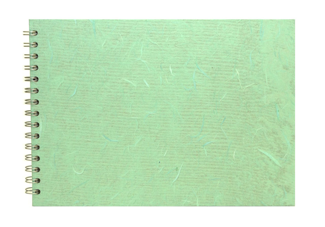 A4 Landscape Scrapbook | White 150gsm Paper, 20 Leaves