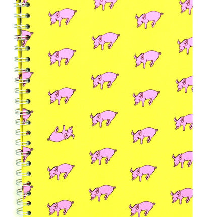 A4 Posh Patterned Notebook 80gsm Lined Paper 70 Leaves Portrait