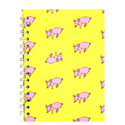 A5 Posh Patterned Notebook 80gsm Lined Paper 70 Leaves Portrait