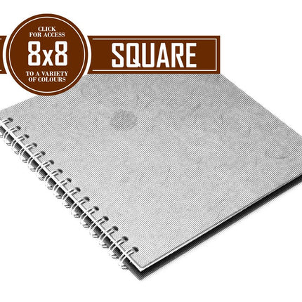 8x8 Posh Thick Display Book Black 270gsm Paper 25 Leaves (Pack of 5)