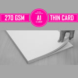 Thin Card - White A1 (pack of 50)